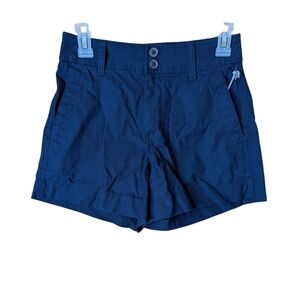 A New Day Blue Cargo Shorts Tailored  High Rise Size 2